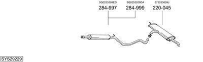BOSAL SYS29229 BOSAL SYS29229