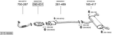 BOSAL SYS18089