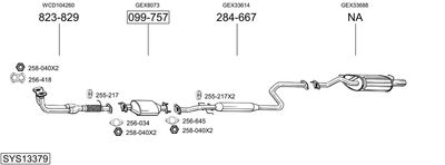 BOSAL SYS13379
