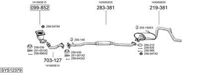 BOSAL SYS12379
