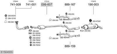 BOSAL SYS04555