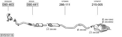 BOSAL SYS15115