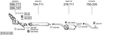 BOSAL SYS14120