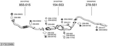 BOSAL SYS03986 BOSAL SYS03986