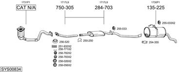BOSAL SYS00834
