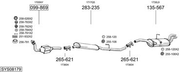 BOSAL SYS08179