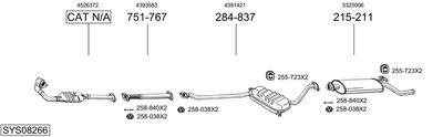 BOSAL SYS08266