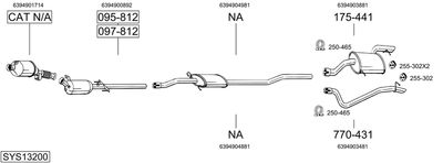 BOSAL SYS13200