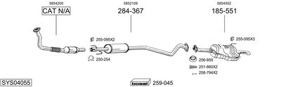 BOSAL SYS04055