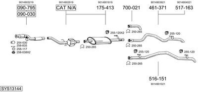 BOSAL SYS13144