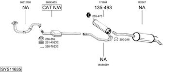 BOSAL SYS11635