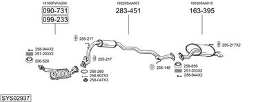 BOSAL SYS02937