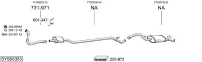 BOSAL SYS08335