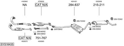 BOSAL SYS16435
