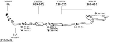 BOSAL SYS06479
