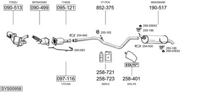 BOSAL SYS00958