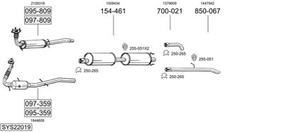 BOSAL SYS22019