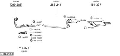 BOSAL SYS02353