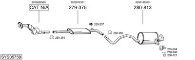 BOSAL SYS05759 BOSAL SYS05759
