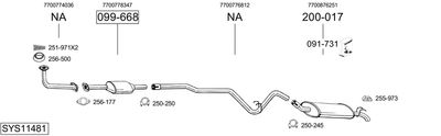 BOSAL SYS11481