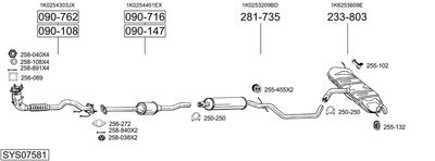 BOSAL SYS07581 BOSAL SYS07581
