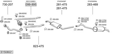 BOSAL SYS08021