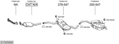 BOSAL SYS05806 BOSAL SYS05806