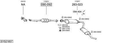 BOSAL SYS21857