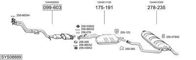 BOSAL SYS08889