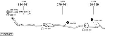 BOSAL SYS08552