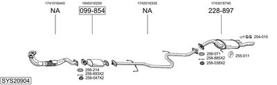 BOSAL SYS20904