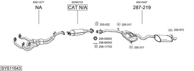 BOSAL SYS11543