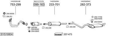 BOSAL SYS10804 BOSAL SYS10804