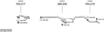 BOSAL SYS27478