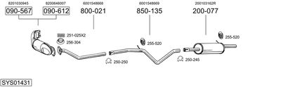 BOSAL SYS01431