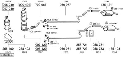 BOSAL SYS08649