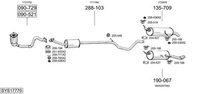 BOSAL SYS17770