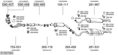 BOSAL SYS07084