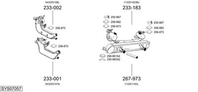 BOSAL SYS07057