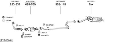 BOSAL SYS05944