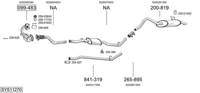 BOSAL SYS11270 BOSAL SYS11270