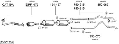 BOSAL SYS02738