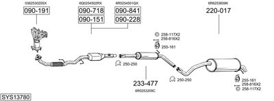 BOSAL SYS13780