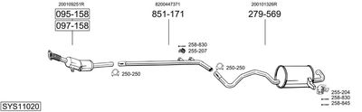 BOSAL SYS11020