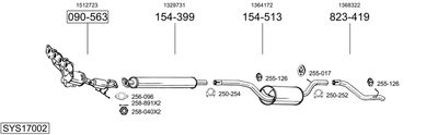 BOSAL SYS17002