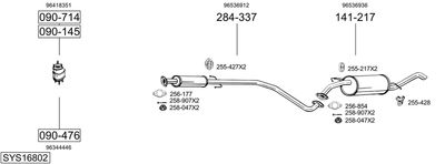BOSAL SYS16802