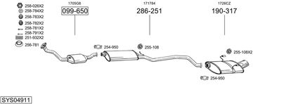 BOSAL SYS04911