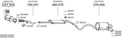 BOSAL SYS11107