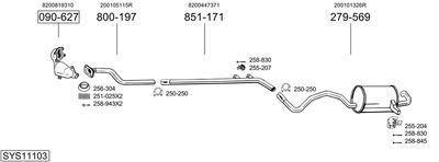 BOSAL SYS11103