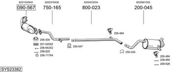 BOSAL SYS23382